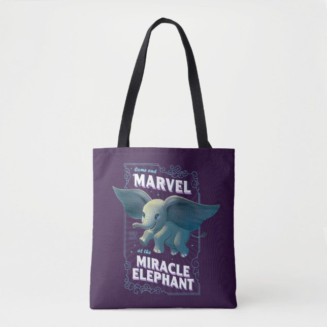 Tote Bag Dumbo| Venez Vous Émerveiller À L'Éléphant Miracle (Devant)