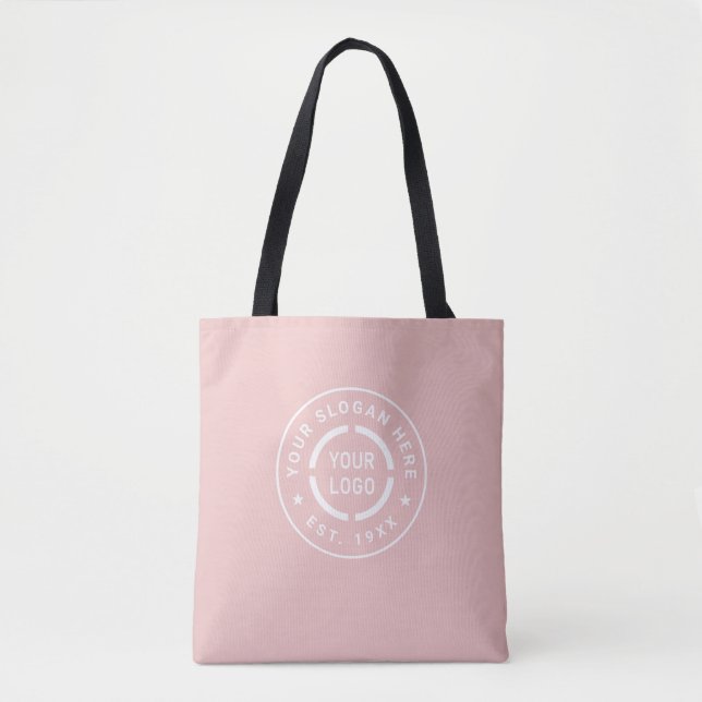 Tote Bag Dusty rose personnalisé Logo promotion marque (Devant)