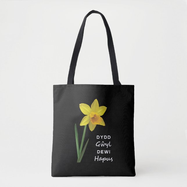 Tote Bag Dydd Giles Dewi Hapus Joyeux St David's Day (Devant)