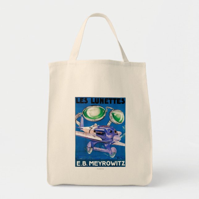 Tote Bag E.B. Meyrowitz Flying Goggles Publicité (Devant)