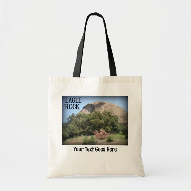 Tote Bag Eagle Rock California Monument Personnalisable (Devant)