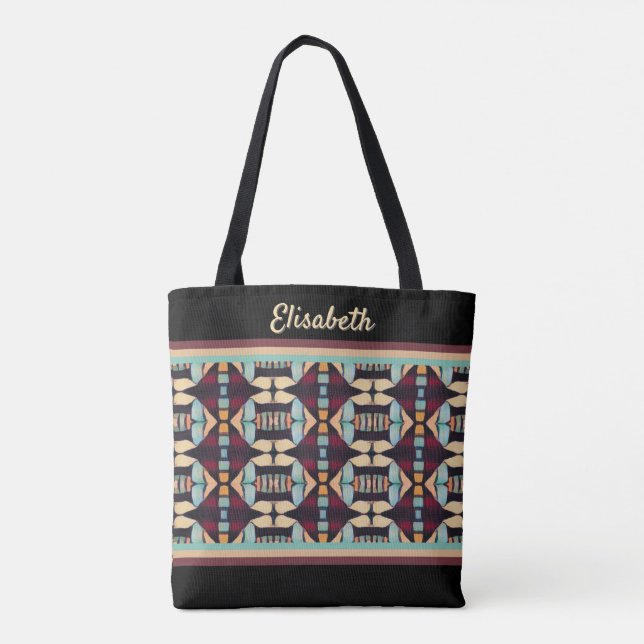 Tote Bag Earthy Tribal Tapestry (Dos)