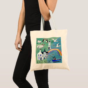 Tote Bag East Neuk Fife Scotland Watercolor Art
