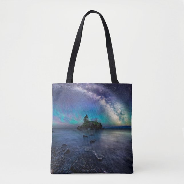 Tote Bag Eau | Lac Supérieur Minnesota (Devant)