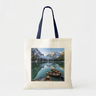 Tote Bag Eau   Pragser Wildsee Dolomites Italie