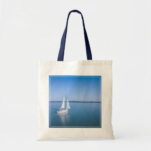 Tote Bag Eau Yacht au lac Balaton en Hongrie