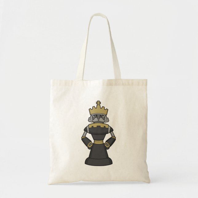 Tote Bag Échecs King Crown Chess (Devant)