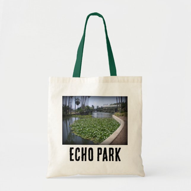 Tote Bag Echo Park Lake à Los Angeles, Californie (Devant)