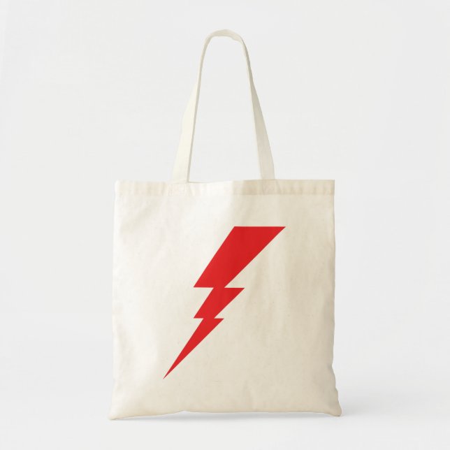 Tote Bag Éclair rouge (Devant)