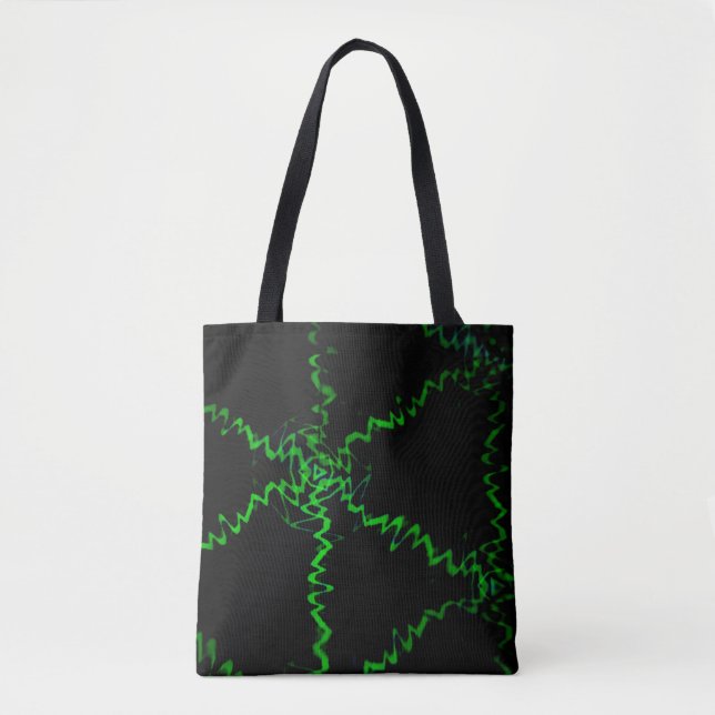 Tote Bag éclair vert (Devant)