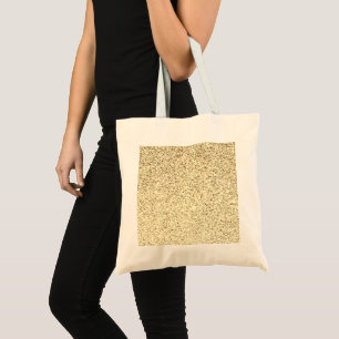 Tote Bag Éclaircissements de parties scintillant douce Gold