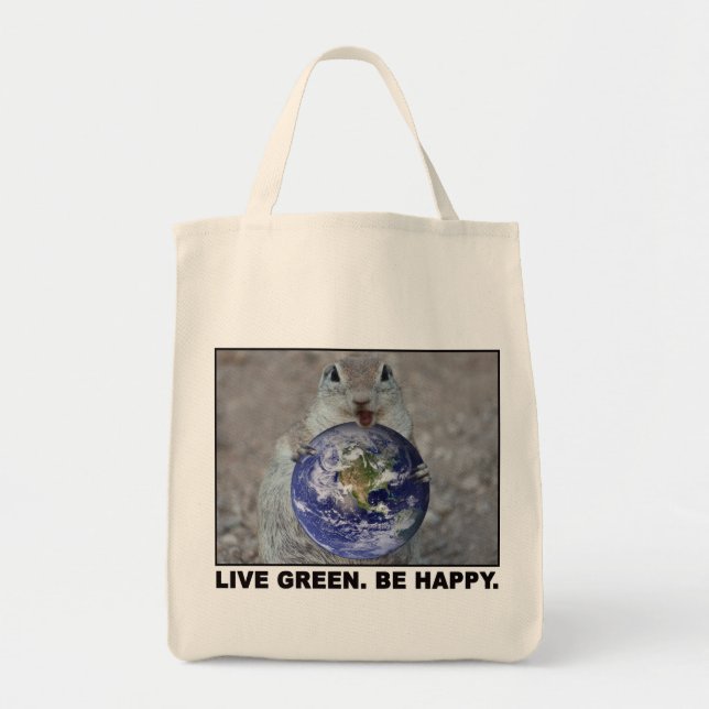 Tote Bag Eco-Écureuil Fourre-tout (Devant)