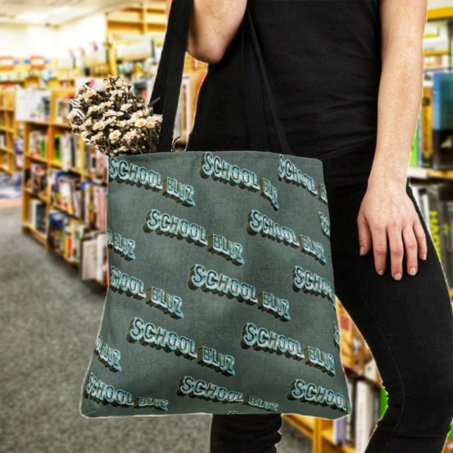Tote Bag École Bluz-3D (This tote, should help you get through the school season!)