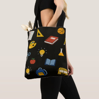 Tote Bag École Coloré 