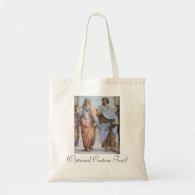 Tote Bag École d'Athènes (détail - Platon et Aristote) (Devant)