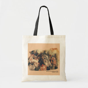 Tote Bag École de ferme de remous pour le cheval et le