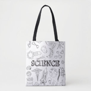 Tote Bag École de sciences Professeur Doodscience science A