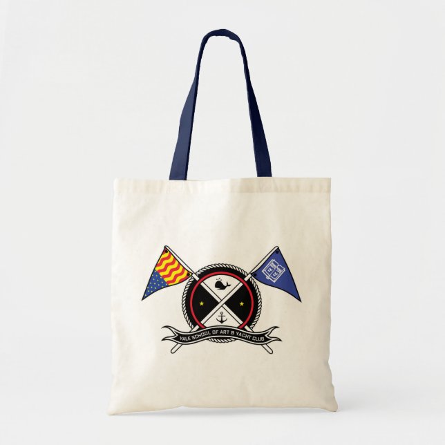 Tote Bag École de Yale d'art et de club de yacht (Devant)