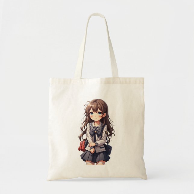 Tote Bag École japonaise d'Anime (Devant)