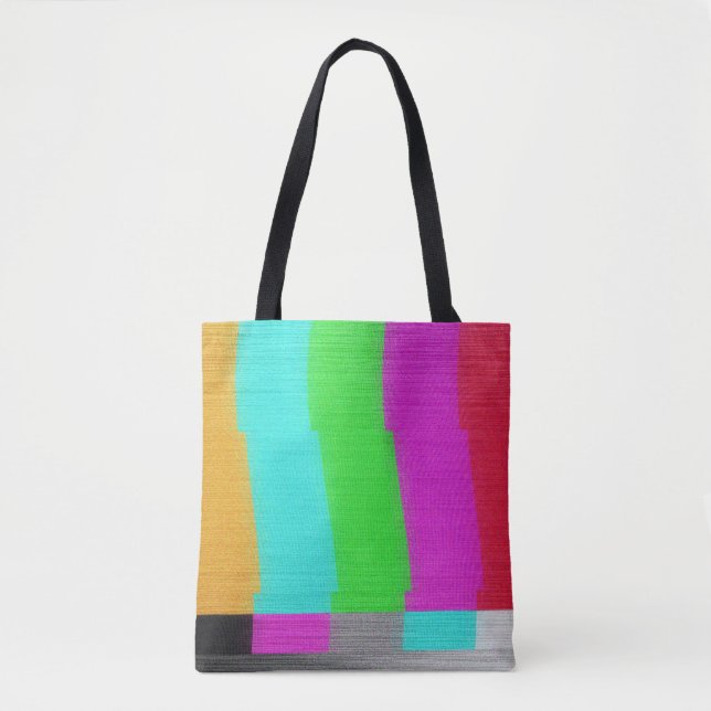 Tote Bag Écran d'essai : Effet de texture de rayures. (Devant)