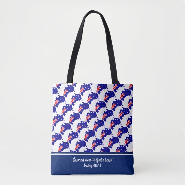 Tote Bag Écriture chrétienne AUSTRALIA Isaiah (Devant)