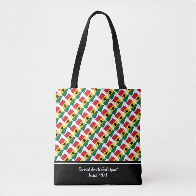 Tote Bag Écriture chrétienne GHANA Isaiah (Devant)