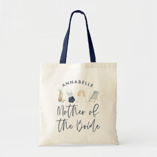 Tote Bag Écriture moderne de la poule bleue