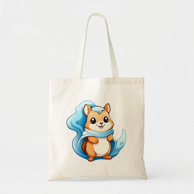 Tote Bag Écureuil animal adorable (Devant)