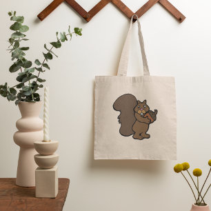 Tote Bag Écureuil avec un gland