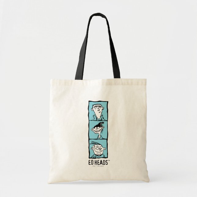 Tote Bag Ed, Edd, n Eddy - Ed Heads (Devant)