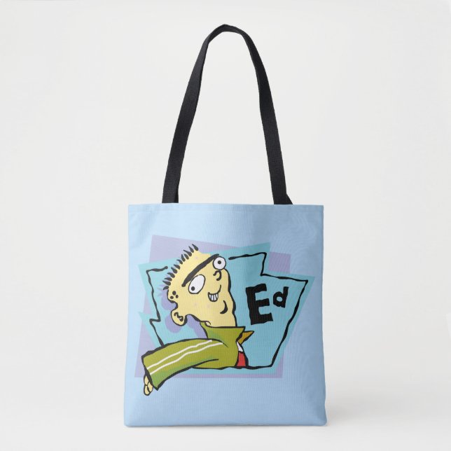 Tote Bag Ed - Graphique de caractères (Devant)