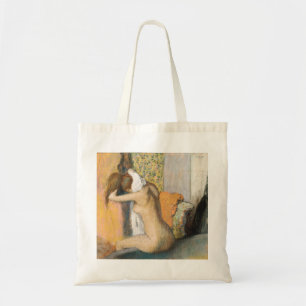 Tote Bag Edgar Degas après Bath, cou de séchage de femm