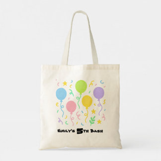 Tote Bag Editable Crayon Style – Balloon Bash for Kids