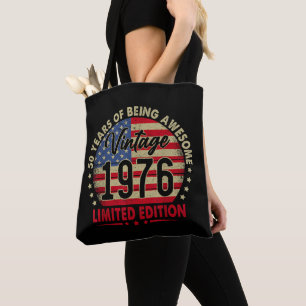 Tote Bag Édition limitée 50e anniversaire 1976 Vintage