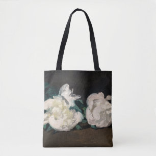 Tote Bag Edouard Manet - Branche des pivoines blanches, sec