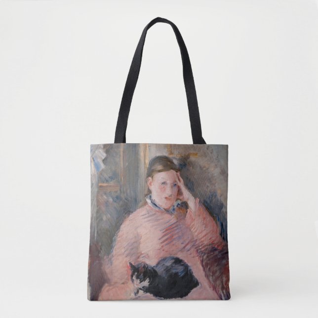 Tote Bag Edouard Manet - Femme avec chat (Devant)