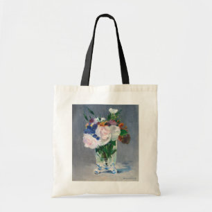 Tote Bag Edouard Manet - Fleurs dans un Vase de Cristal