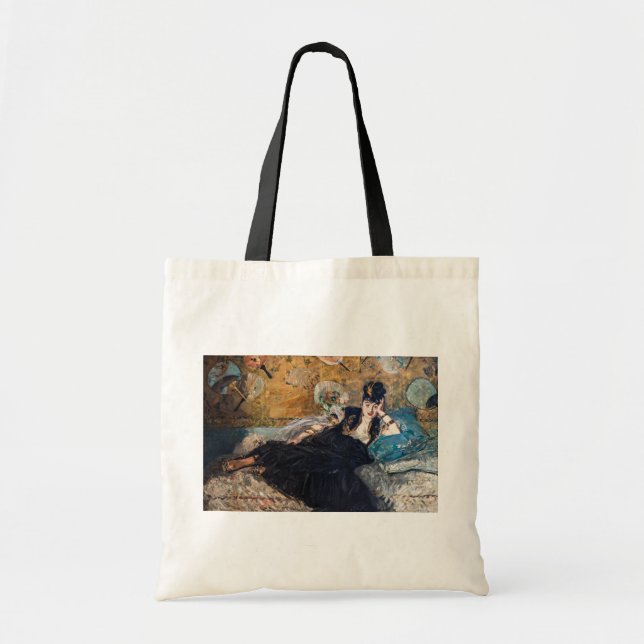 Tote Bag Edouard Manet - Lady avec fans (Devant)
