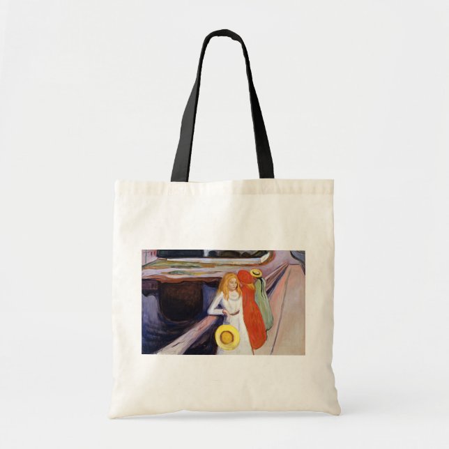 Tote Bag Edvard Munch - Les filles sur le pont 1901 (Devant)