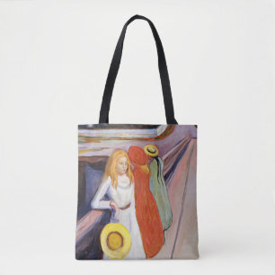 Tote Bag Edvard Munch - Les filles sur le pont 1901