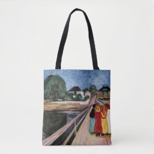 Tote Bag Edvard Munch - Les filles sur le pont 1902