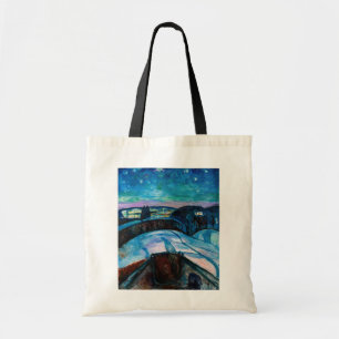 Tote Bag Edvard Munch - Nuit étoilée 1922