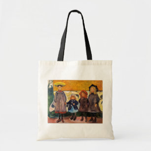 Tote Bag Edvard Munch - Quatre filles à Asgardstrand