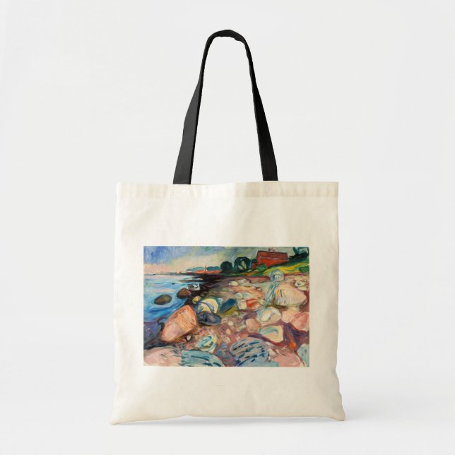 Tote Bag Edvard Munch - Rive avec Maison Rouge (Devant)