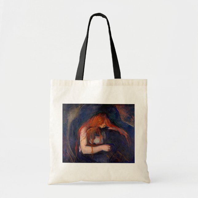 Tote Bag Edvard Munch - Vampire / Amour et douleur (Devant)