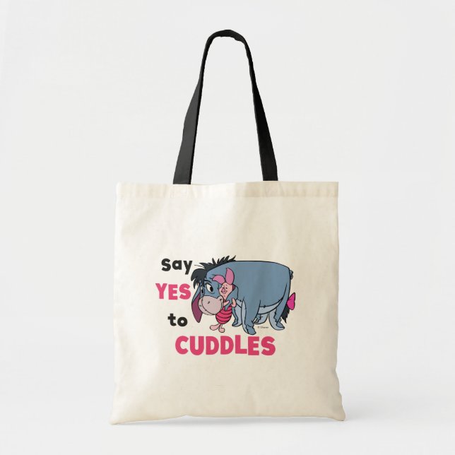 Tote Bag Eeyore | Dites oui aux bouddhas (Devant)