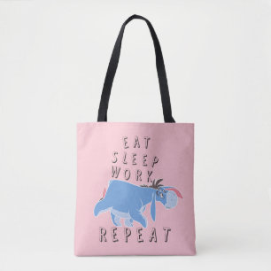 Tote Bag Eeyore Répéter le travail du sommeil
