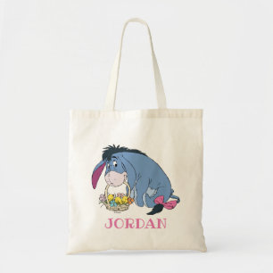 Tote Bag Eeyore tenant un panier de Pâques plein de bébé