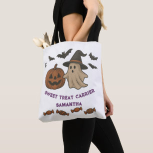Tote Bag Éffrayant Halloween Fourre-tout - Fantômes, chauve