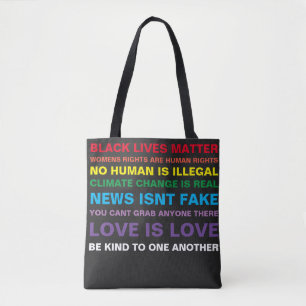 Tote Bag égalité, la vie des noirs est importante, fierté s